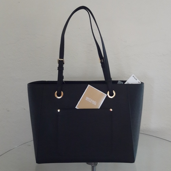 NWT MICHAEL KORS LEATHER WALSH TOTE SHOULDER BAG - Picture 6 of 11